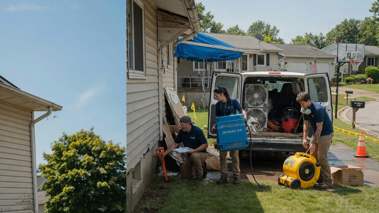 Ceiling Leak Cleanup in Gifford, PA near me